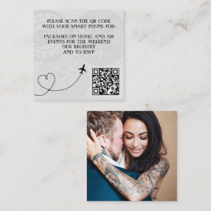 Tarjeta de inscripción de código QR de Passport de