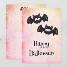 Tarjeta de inscripción de Halloween