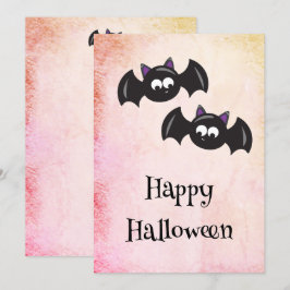 Tarjeta de inscripción de Halloween