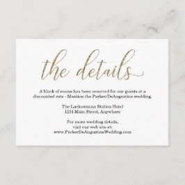 Tarjeta de inscripción de información de Purpurina