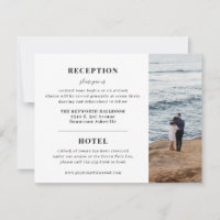 Tarjeta de inscripción de invitación a bodas de bo