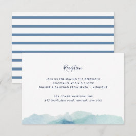 Tarjeta de inscripción de la recepción de bodas de