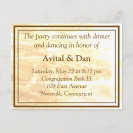 Tarjeta de inscripción de las tradiciones doradas