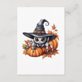 Tarjeta de inscripción de personalizable Halloween