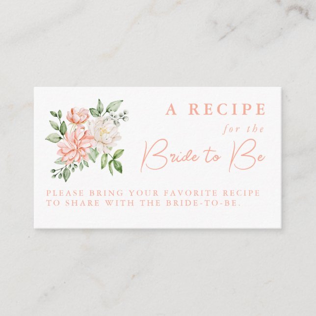 Tarjeta de inscripción de receta (Anverso)