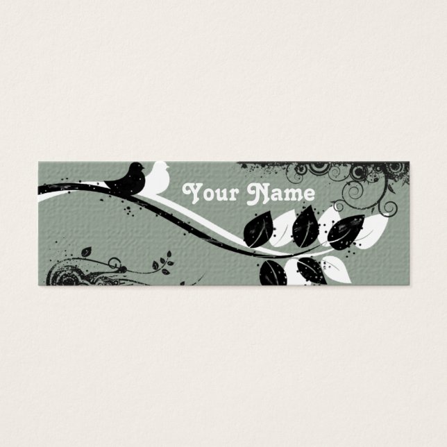 Tarjeta de inscripción de regalo para aves (Frente)