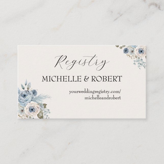 Tarjeta de inscripción de registro del Boda de cód (Anverso)