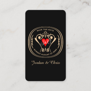 Tarjeta de inscripción de Vows tradicional