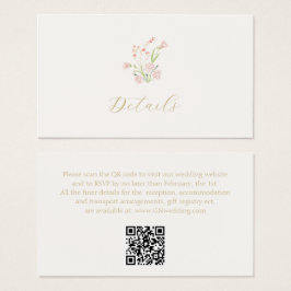 Tarjeta de inscripción del Boda del Registro de Re