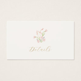 Tarjeta de inscripción del Boda del Registro de Re