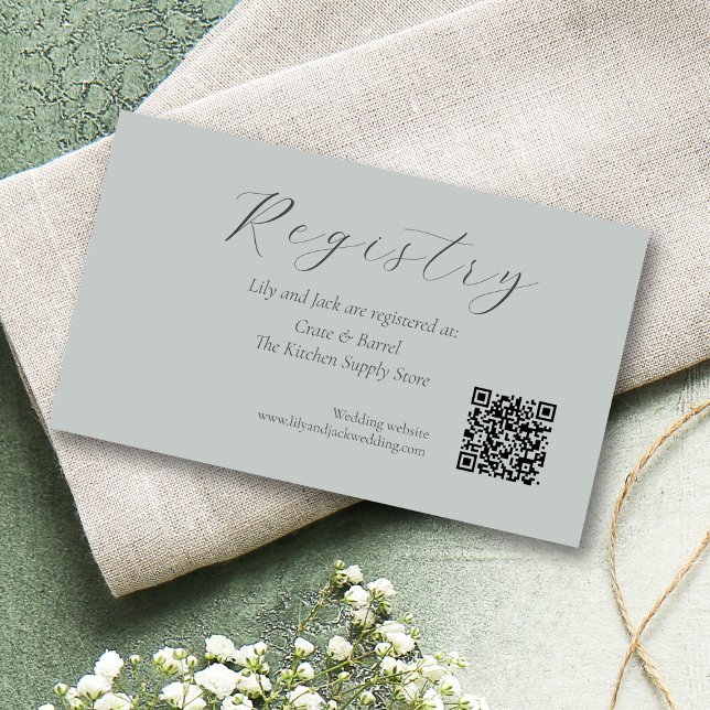 Tarjeta de inscripción del Registro de Regalo del  (Subido por el creador)