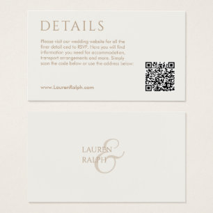 Tarjeta de inscripción del Registro de Regalos QR