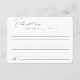 Tarjeta de inscripción Novia Ducha de noche ideas