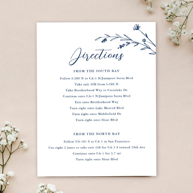 Tarjeta de inscripción para Boda de flor salvaje a (Subido por el creador)