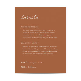 Tarjeta de inscripción para Bodas Pensacola