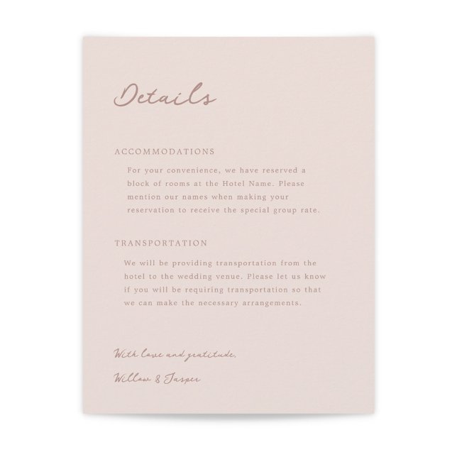 Tarjeta de inscripción para Bodas Pensacola (Subido por el creador)