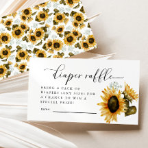 Tarjeta de inscripción para boletos de Sunflower D