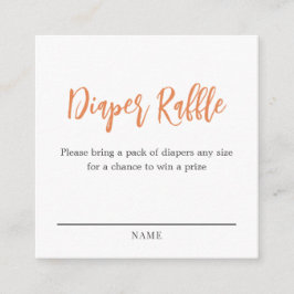 Tarjeta de inscripción para boletos Raffle Blue Di