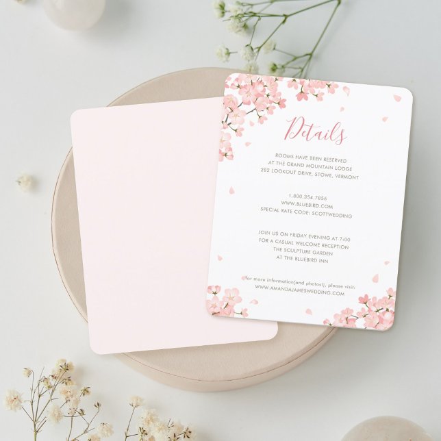 Tarjeta de inscripción para detalles del Boda de c (Subido por el creador)