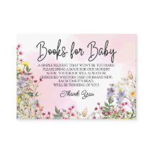 Tarjeta de inscripción para el libro de flores sil