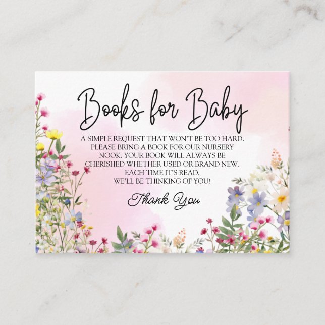 Tarjeta de inscripción para el libro de flores sil (Anverso)