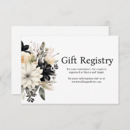 Tarjeta de inscripción para el registro de Bodas b