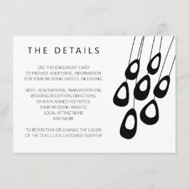 Tarjeta de inscripción para la invitación a la bod