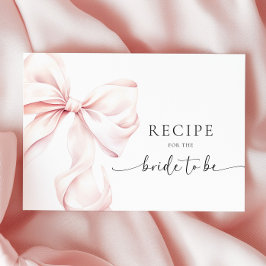 Tarjeta de inscripción para la receta de la ducha 