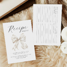 Tarjeta de inscripción para la receta de la ducha 