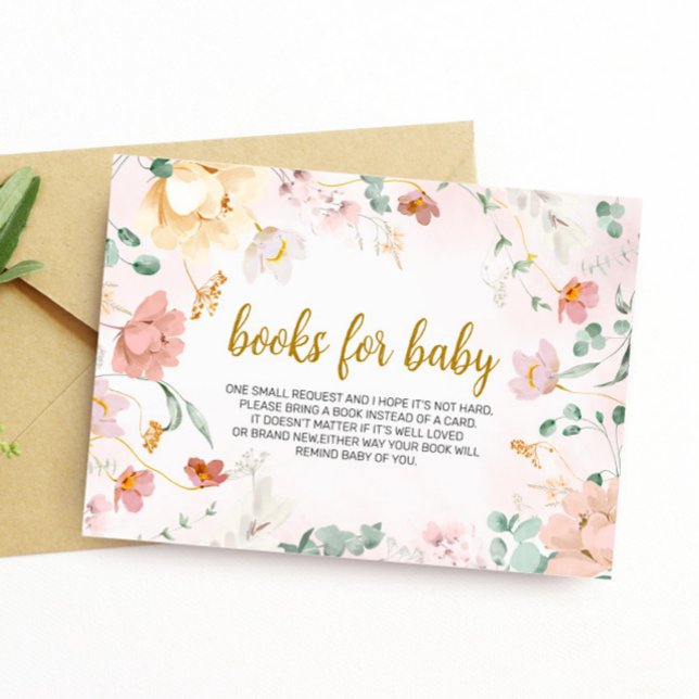 Tarjeta de inscripción para libros de flores silve (Subido por el creador)