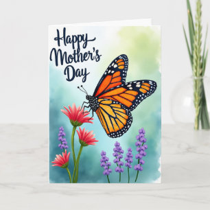 Tarjeta de Insecto de Alas de Lunares