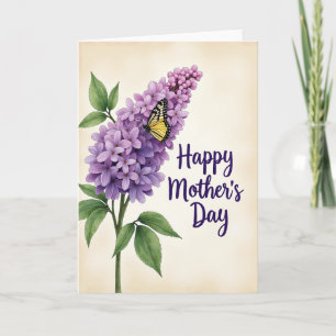 Tarjeta de Insecto Floral de Pergamino