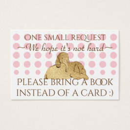 Tarjeta de inserción BringABook Baby Elephant de o