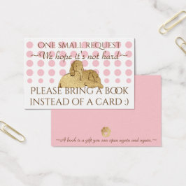 Tarjeta de inserción BringABook Baby Elephant de o