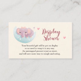 Tarjeta de inserción de Baby Shower para pantalla 