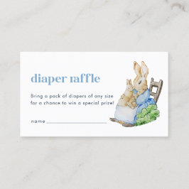 Tarjeta de inserción de Baby Shower Peter Rabbit D
