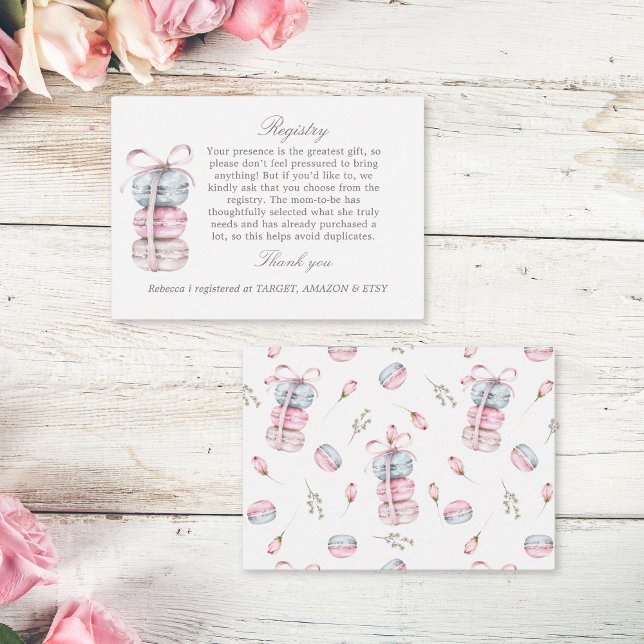 Tarjeta de inserción de bebé del registro de macar (Subido por el creador)