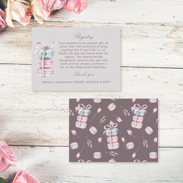 Tarjeta de inserción de bebé del registro de macar (Subido por el creador)