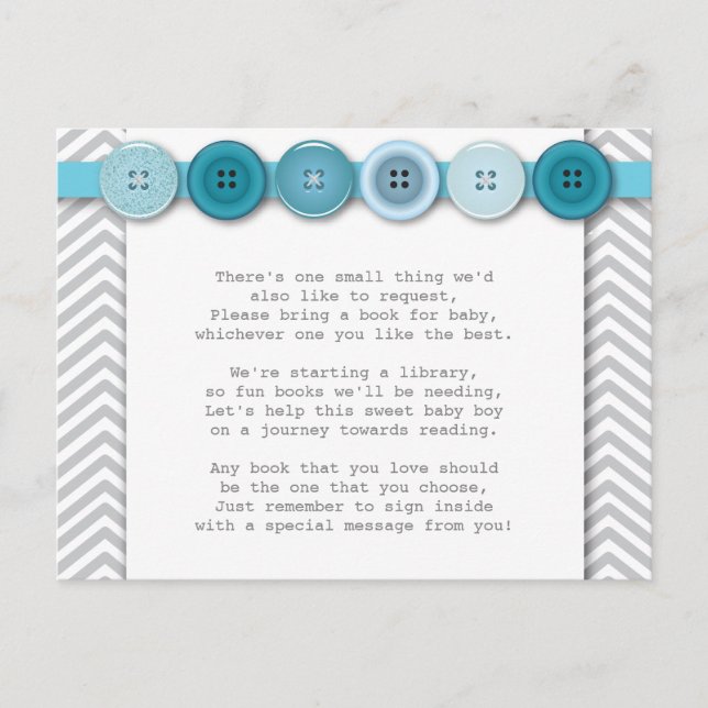 Tarjeta de inserción de botón azul (Anverso)