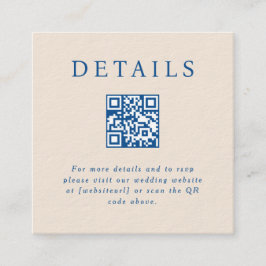 Tarjeta de inserción de código QR de Parker