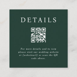 Tarjeta de inserción de código QR de Parker