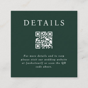 Tarjeta de inserción de código QR de Parker