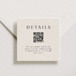 Tarjeta de inserción de código QR de Parker