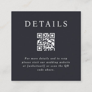 Tarjeta de inserción de código QR de Parker