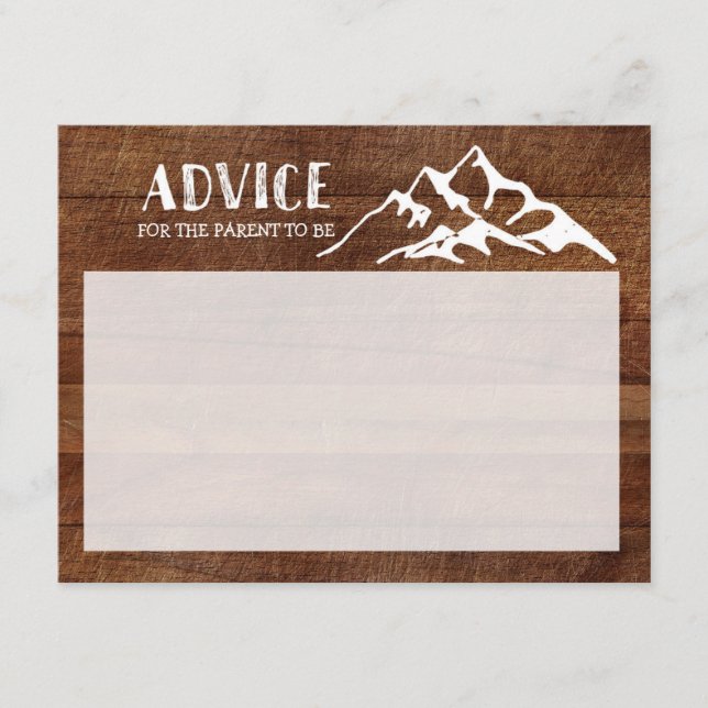 Tarjeta de inserción de consejos de montaña rusos  (Anverso)
