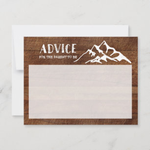 Tarjeta de inserción de consejos de montaña rusos