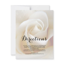 Tarjeta de inserción de direcciones de boda floral