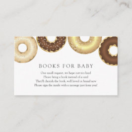 Tarjeta de inserción de donuts Books for Baby