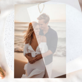 Tarjeta de inserción de fotos para la invitación a