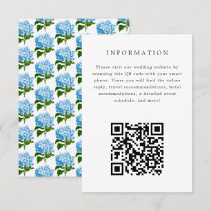 Tarjeta de inserción de invitación a boda de hidra